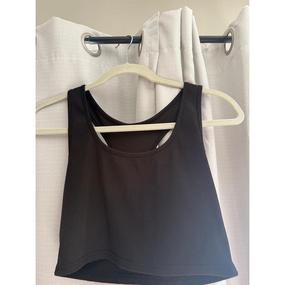 SHEIN Ribbed Racerback Tank Top - Picture 2 of 4